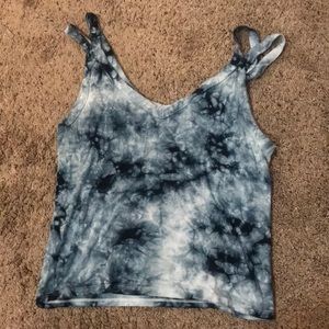 American eagle tie dye crop top